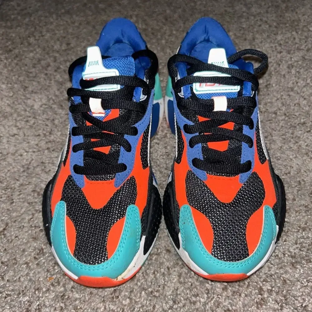 Puma RS-X3 Jr 'Black Multi' Size 4.5 kids